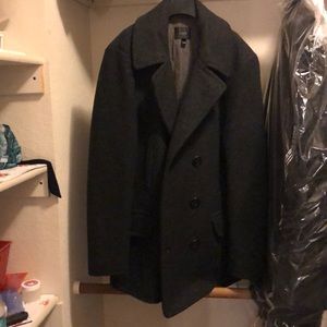 J. Crew Dock Peacoat with Thinsulate - Charcoal
